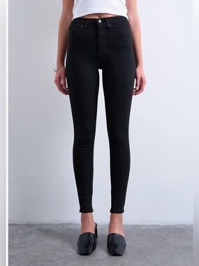 Top shop Jamie high rise black jeans